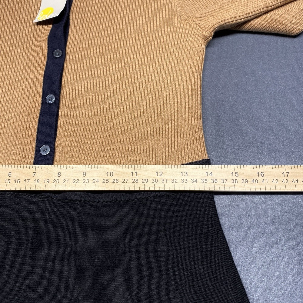 Boden Tan and Black Long Sleeve Dress - Picture 5 of 10